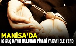 Manisa'da aranan firari polisten kaçamadı