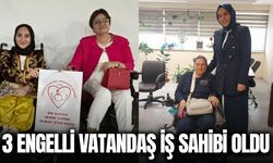 Manisa’da 3 engelli vatandaş iş sahibi oldu