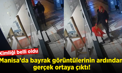 Manisa’da Türk bayrağını yere atan kişinin kimliği açıklandı!