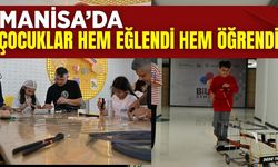 Manisa'da çocuklar nostaljik tel araba yapımını öğrendi