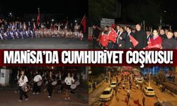 Manisa'da Cumhuriyet Bayramı kutlamaları renkli görüntülere sahne oldu