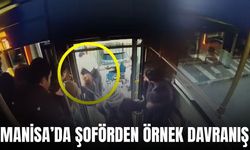Manisa’da halk otobüsü şoföründen örnek davranış!