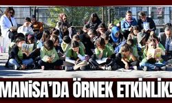 Manisa'da kitap okuma etkinliği düzenlendi