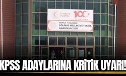 Manisa'da KPSS adaylarına kritik uyarı!