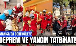 Manisa’da öğrenciler afetlere karşı hazırlandı