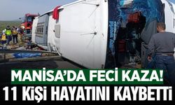 Manisa'da otobüs ile tır çarpıştı! Ölü ve yaralılar var