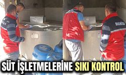 Manisa'da süt soğutma tankları mercek altında