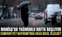 Manisa’da 5 günlük hava raporu: Sağanak yağışlar geliyor