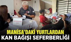 Manisa'daki KYK yurtlarından kan bağışına destek