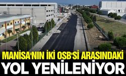 İki sanayi bölgesini birleştiren eski Menemen Yolu’nda asfalt seferberliği!