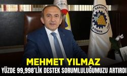 Mehmet Yılmaz: Yüzde 99,998’lik destek sorumluluğumuzu artırdı