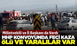 MHP Vekili ve İl Başkanının Olduğu Konvoyda Kaza! 1 #lü ve 4 Yaralı