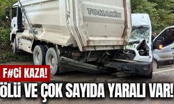 Minibüs ile kamyon çarpıştı: Ölü ve yaralılar var!