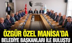 Özgür Özel Manisa'da tam kadro toplandı