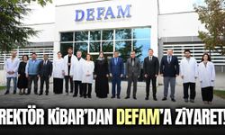 Rektör Kibar DEFAM’ı ziyaret etti! Yeni cihazı inceledi