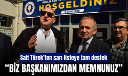 Sait Türek’ten Manisa TSO seçimlerinde sarı listeye tam destek