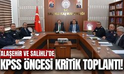 Salihli ve Alaşehir’de KPSS hazırlıkları masaya yatırıldı