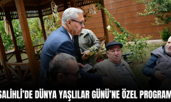 Salihli’de Dünya Yaşlılar Günü’nde anlamlı program