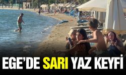 Ege'de turistler sahillere akın etti!