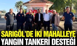 Sarıgöl'de yangınlara karşı kritik hamle: Tanker teslim edildi