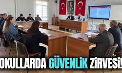 Sarıgöl'de okullar için güvenlik zirvesi: Tedbirler masaya yatırıldı
