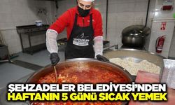 Şehzadeler’de 500 kişiye haftanın 5 günü sıcak yemek desteği