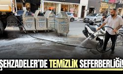 Şehzadeler’de çöp konteynerleri için temizlik seferberliği