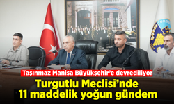 Turgutlu Belediyesi Meclisi’nde ekim ayı toplantısı yapıldı
