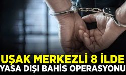 Uşak merkezli 8 ilde dev operasyon: Çok sayıda gözaltı