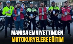 Manisa'da emniyetten motokuryelere eğitim