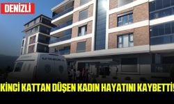 Denizli'de 2. kattan düşen kadın hayatını kaybetti!