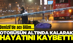 Motosikletten düşüp otobüsün altında can verdi