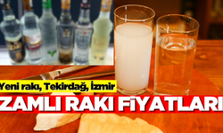 Zamlı rakı fiyatları | Ocak 2025 yeni fiyatlar