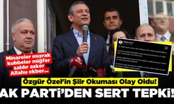 Özgür Özel'in Manisa'da şiir okuması olay oldu