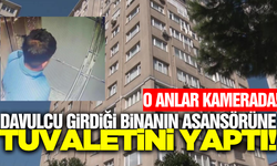 Apartmanda şoke eden olay! Davulcu girdiği binanın asansörüne tuvaletini yaptı