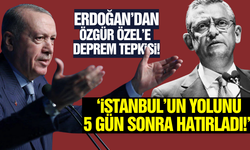 Cumhurbaşkanı Erdoğan'dan Özgür Özel'e deprem tepkisi!