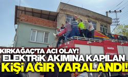 Kırkağaç'ta güvercin kuşbazlığı yapan kişi elektrik akımına kapılarak ağır yaralandı!