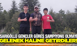Sarıgöllü güreşçiler, Isparta'da fırtına gibi esti!