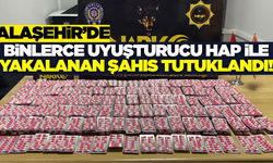Alaşehir'de durdurulan araçtan binlerce sentetik ecza hapı ele geçirildi!