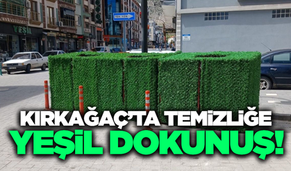 Kırkağaç'ta Çöp Konteynerlerine "Yeşil Dokunuş"