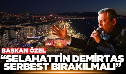 Özel'den şok açıklama: Demirtaş serbest bırakılmalıdır!
