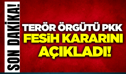 Terör Örgütü PKK fesih kararını açıkladı!