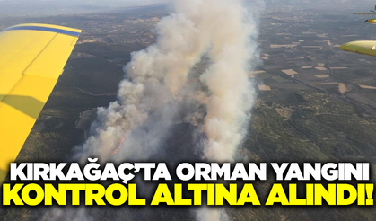 Kırkağaç'taki Yangın 16 Saatte Kontrol Altına Alındı