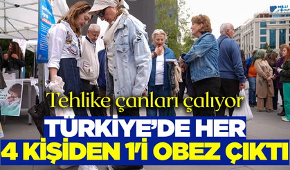 Türkiye'de her 10 kişiden 6’sı fazla kilolu veya obez