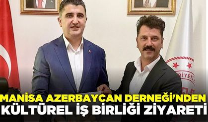 Manisa Azerbaycan Kültür ve Dayanışma Derneği'nden Kültürel İş Birliği Ziyareti