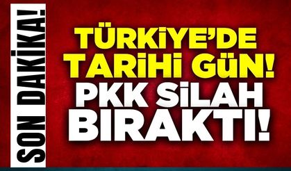 Terör örgütü PKK silah bırakmaya başladı!