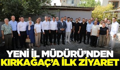 İl Müdürü Karayılan’dan Kırkağaç’a ziyaret