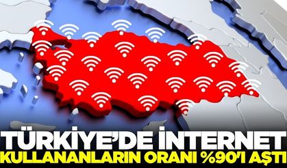 İnternet Kullanım Oranı %90,9’a Yükseldi