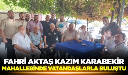Manisa İl Emniyet Müdürü Aktaş, Vatandaşlarla Buluştu