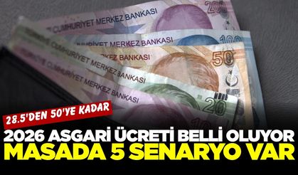 Asgari ücret 2026'da ne kadar olacak? 5 farklı senaryo var